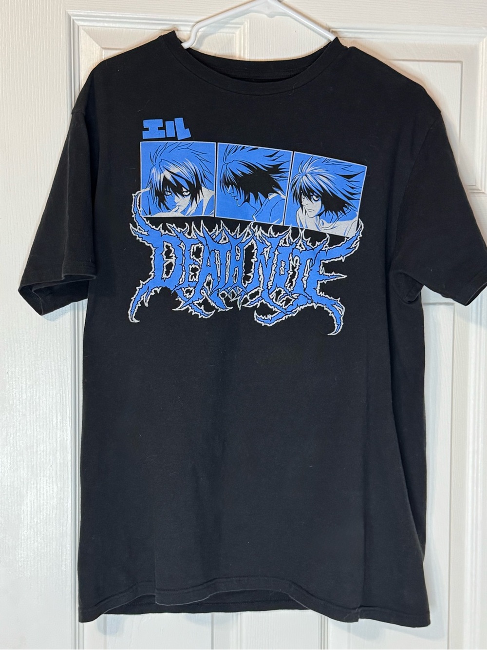 Death Note Graphic Tee - Black & Blue Crewneck
